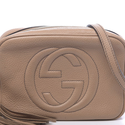 Gucci Pebbled Calfskin Small Soho Disco Bag Rose Beige 9 of 12