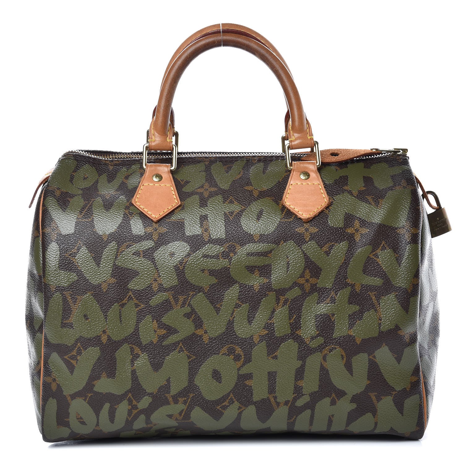 Louis Vuitton Monogram Graffiti Speedy 30 Kaki 1 of 14