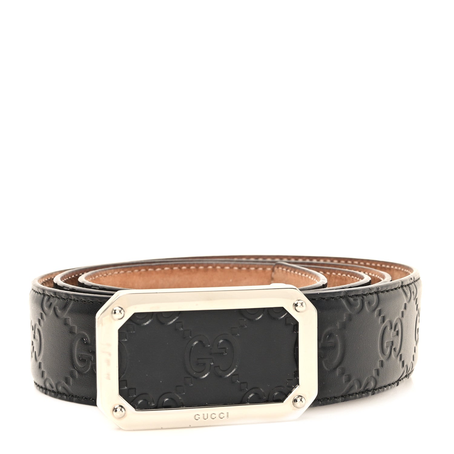 Gucci Guccissima Signature Belt 100 40 Black 1 of 5
