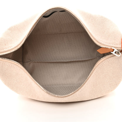 Hermes Canvas Small Bride-A-Brac Pouch Natural Orange 5 of 8