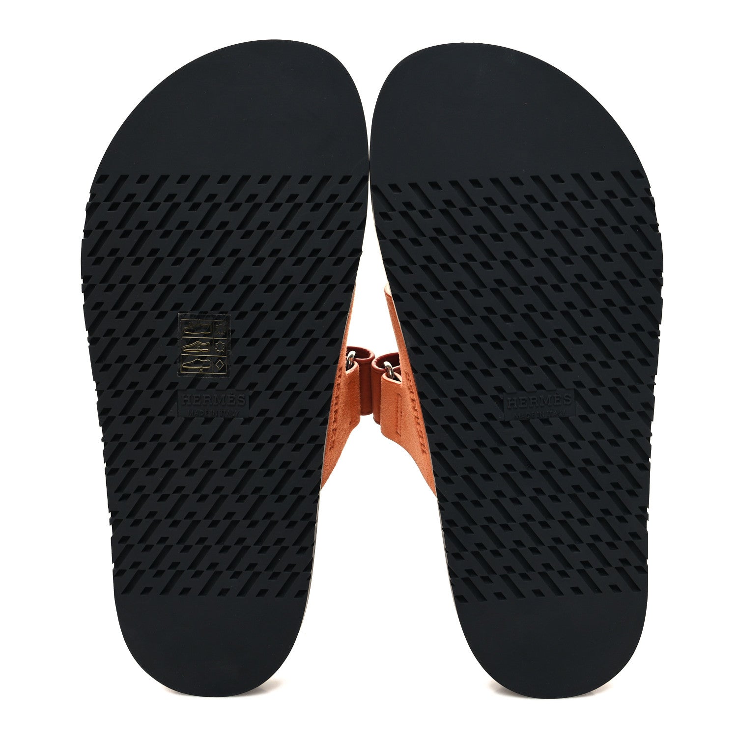 Hermes Suede Goatskin Womens Chypre Sandals 38 Rose Bois De Santal Rouge De Turin 5 of 9