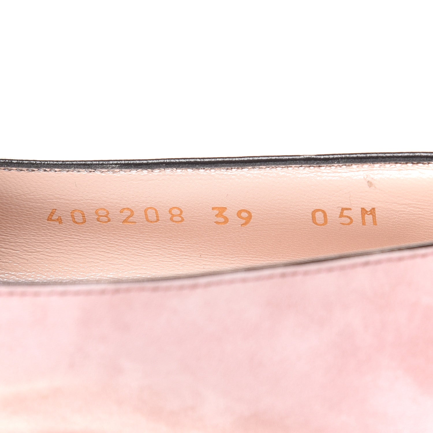 Gucci Kid Scamosciato GG Marmont Fringe 50mm Loafer Pumps 39 Crystal Pink 9 of 9
