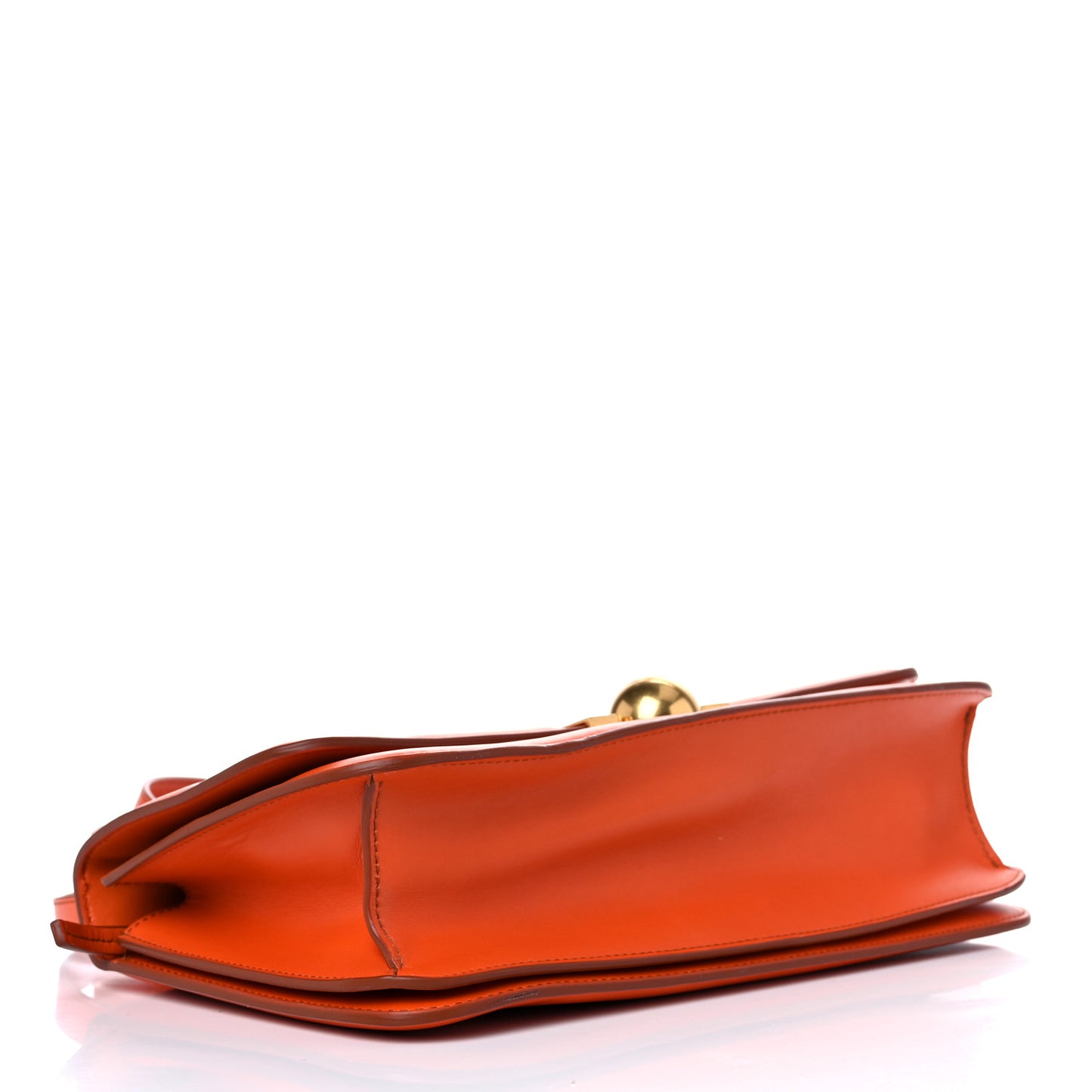 Spazzolato Calfskin Classic BV Classic Bag Orange