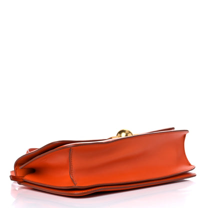 Bottega Veneta Spazzolato Calfskin Classic BV Classic Bag Orange 4 of 13