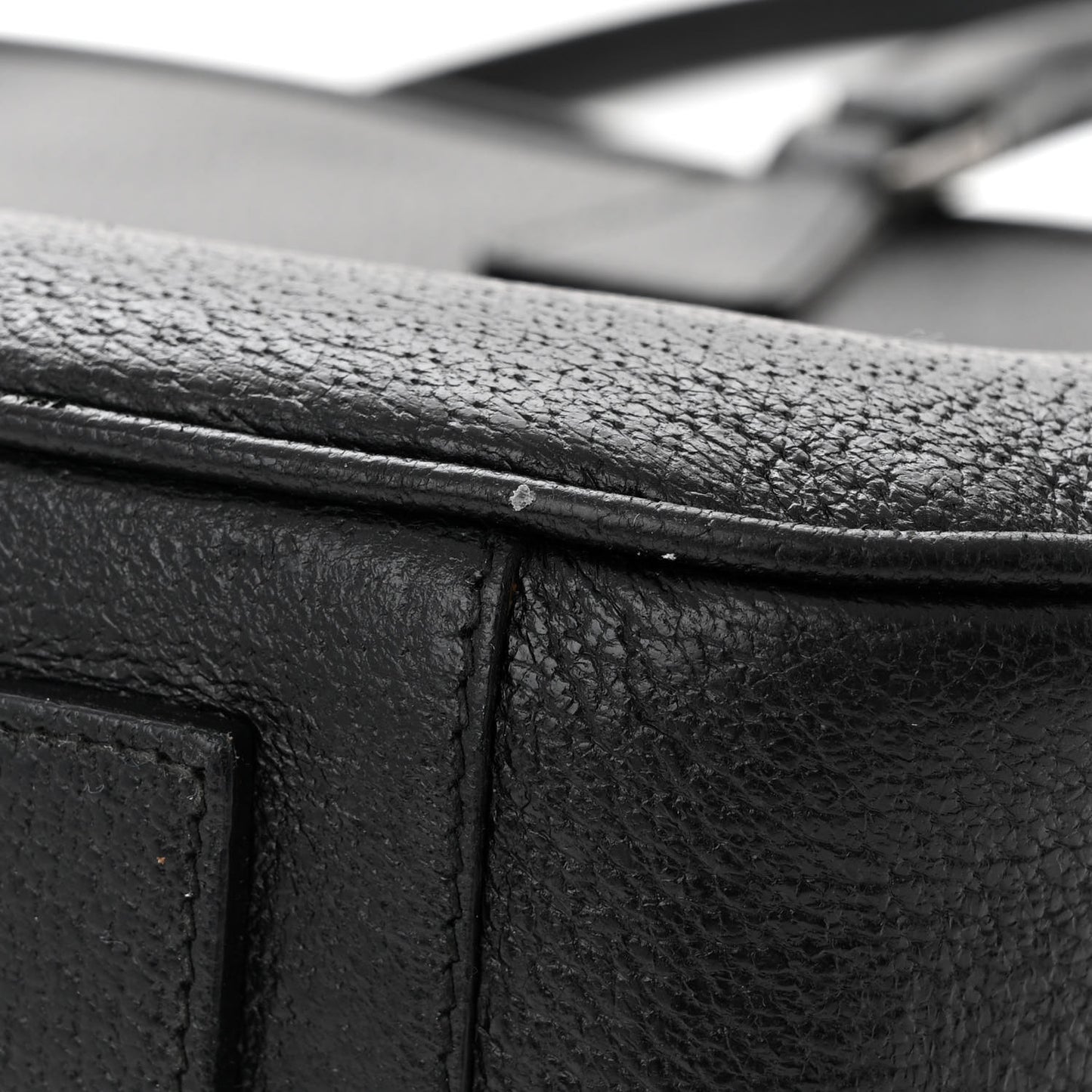 Goatskin Bowling Bag Black