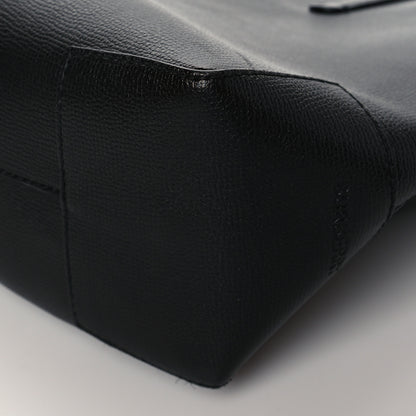 Burberry Calfskin TB Motif Embossed Medium Tote Black 9 of 10