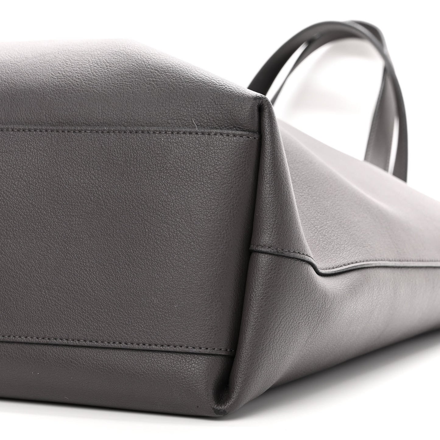 Calfskin Medium Shopping Tote Fog