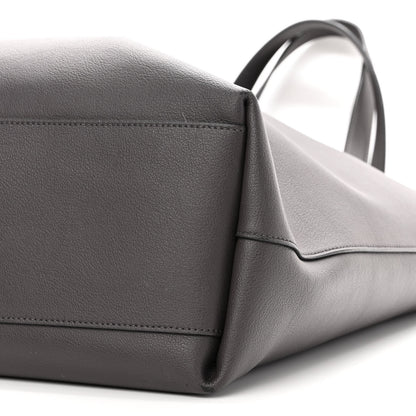 Saint Laurent Calfskin Medium Shopping Tote Fog 10 of 12