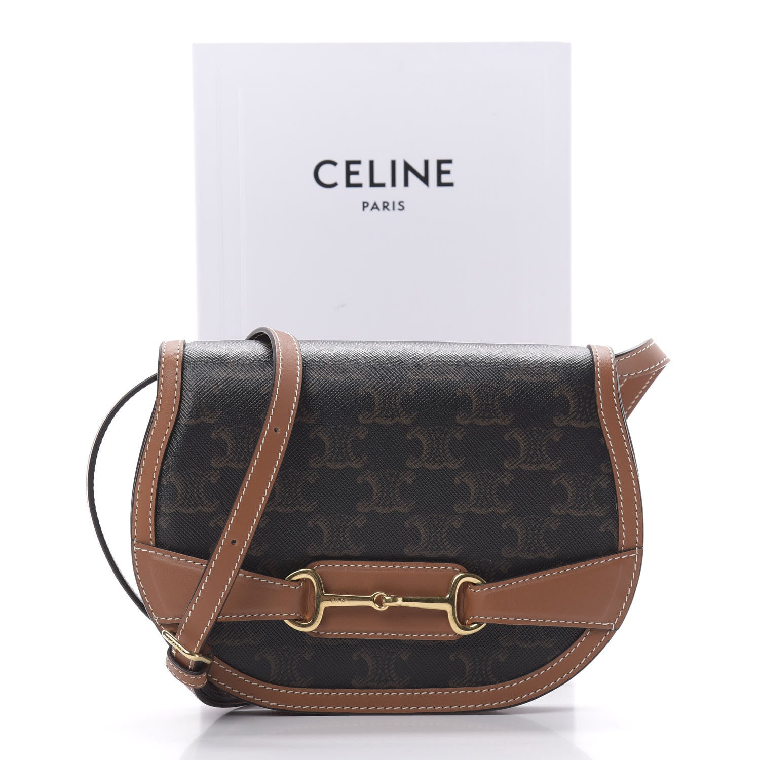 Celine Triomphe Canvas Small Crecy Bag Tan 12 of 12