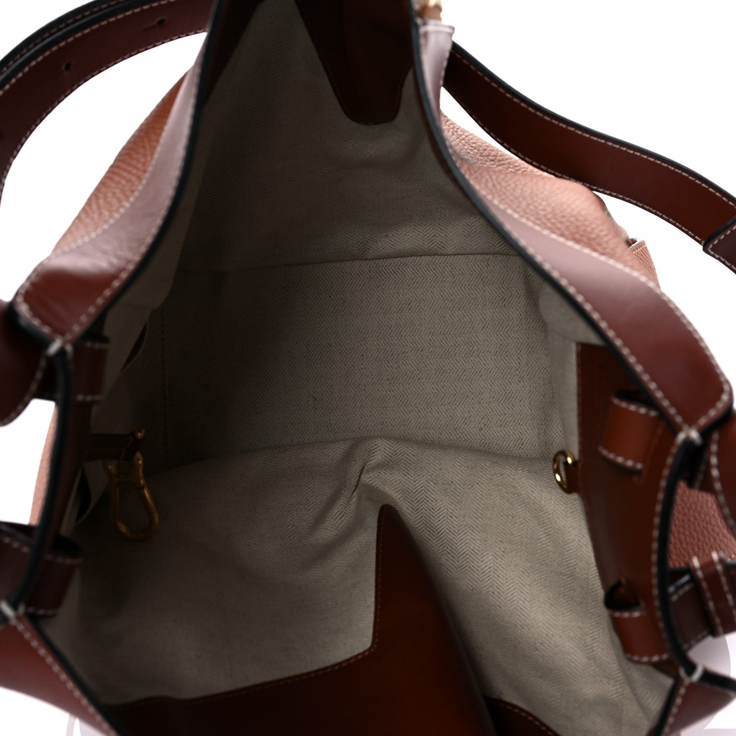 Loewe Grained Calfskin Small Hammock Shoulder Bag Tan 5 of 13