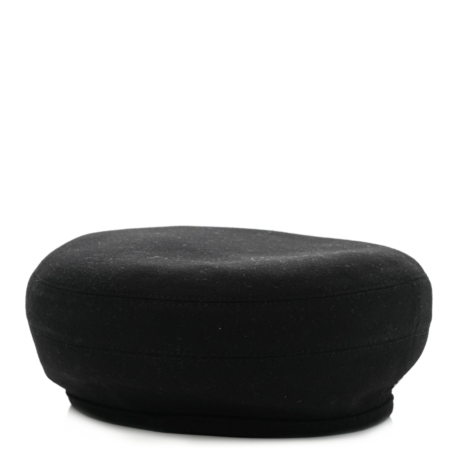 Hermes Cashmere Saint Honore Drap Beret 57 Black 6 of 9