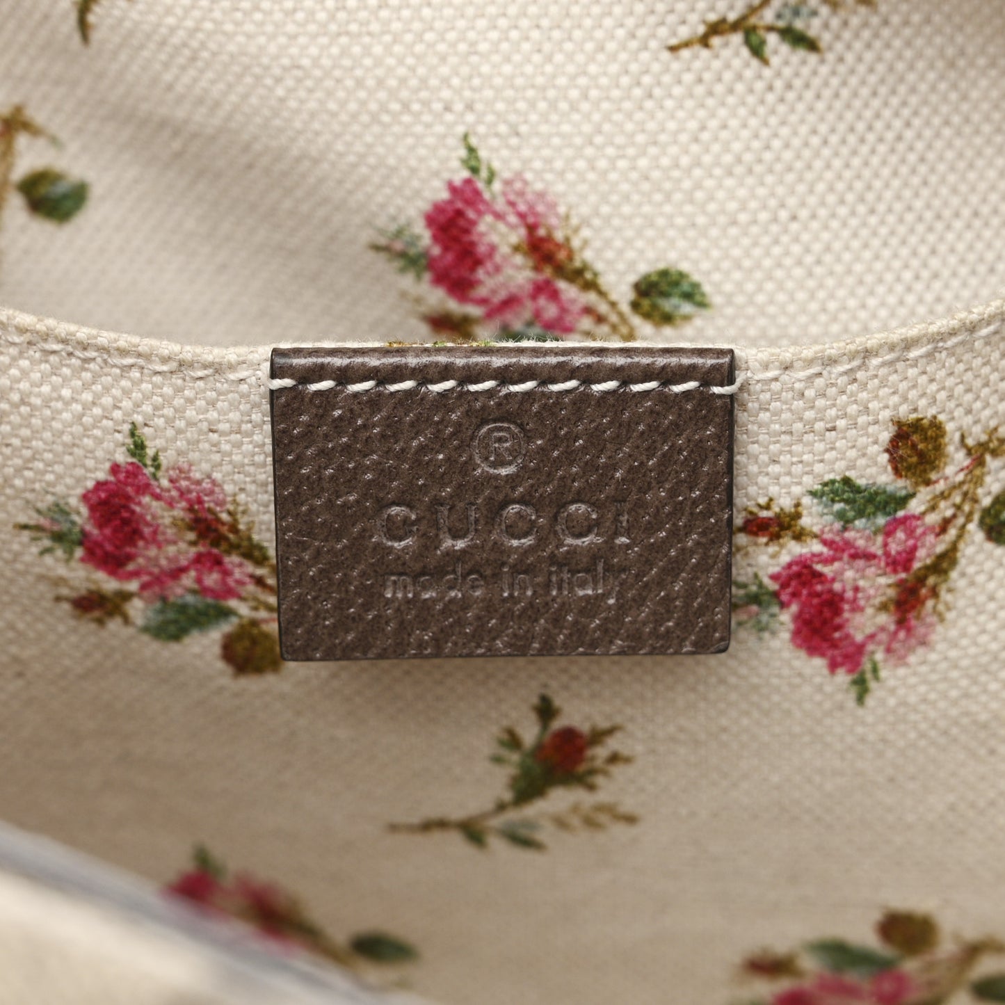 GG Supreme Monogram Web Neo Vintage Shoulder Bag Beige New Acero Crop
