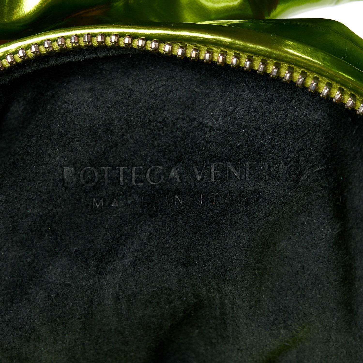 Bottega Veneta Metallic Crushed Calfskin Mini Jodie Chlorophyll 6 of 11