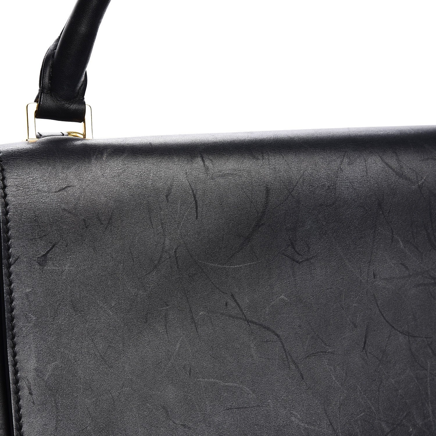 Celine Smooth Calfskin Suede Medium Trapeze 8 of 11