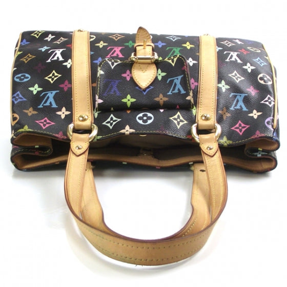 Louis Vuitton Monogram Multicolor Aurelia MM Black 5 of 11