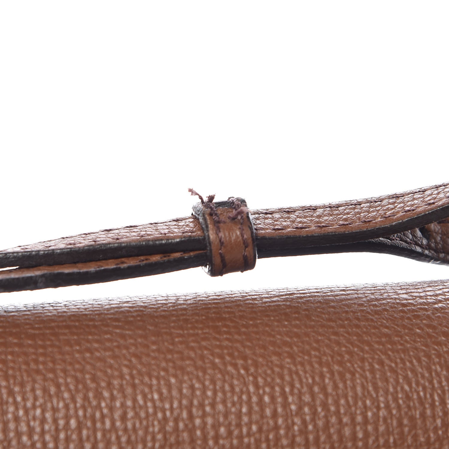 Burberry Derby Calfskin House Check Small Macken Crossbody Bag Tan 16 of 16