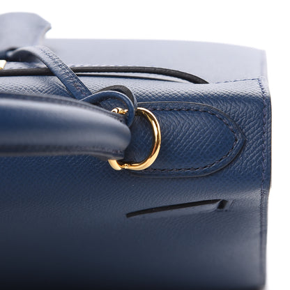Hermes Epsom Kelly Sellier 28 Bleu De Malte 27 of 36