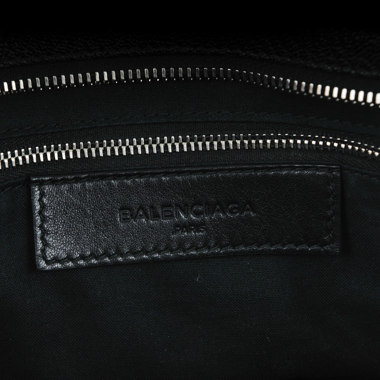 Balenciaga Chevre Silver Metallic Edge City Black 7 of 8