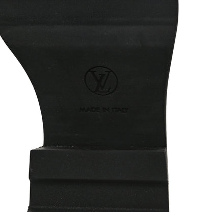 Louis Vuitton Calfskin Monogram Beaubourg Ankle Boots 40.5 Black 6 of 7