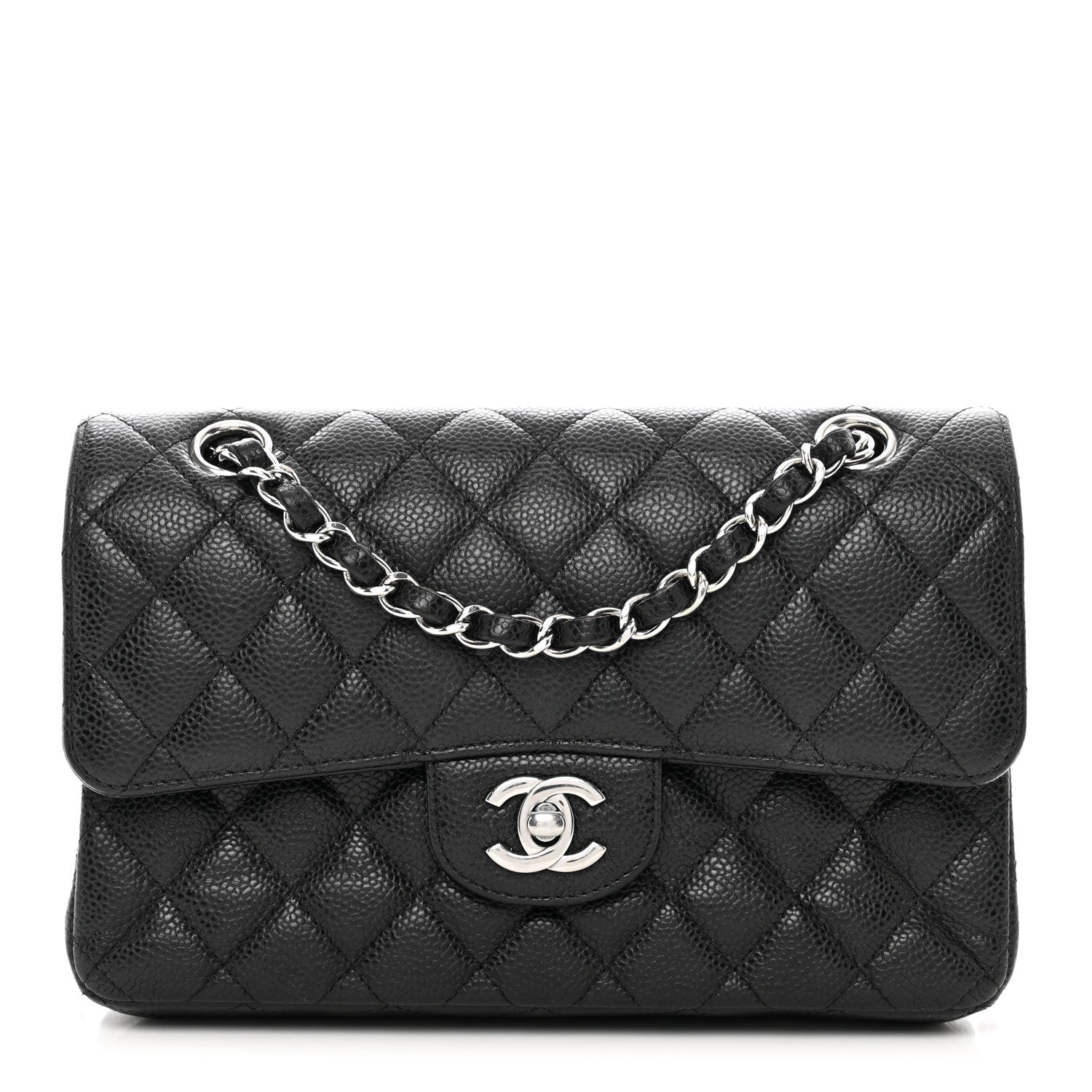 Chanel Caviar Quilted Small Double Flap Black 1 of 10