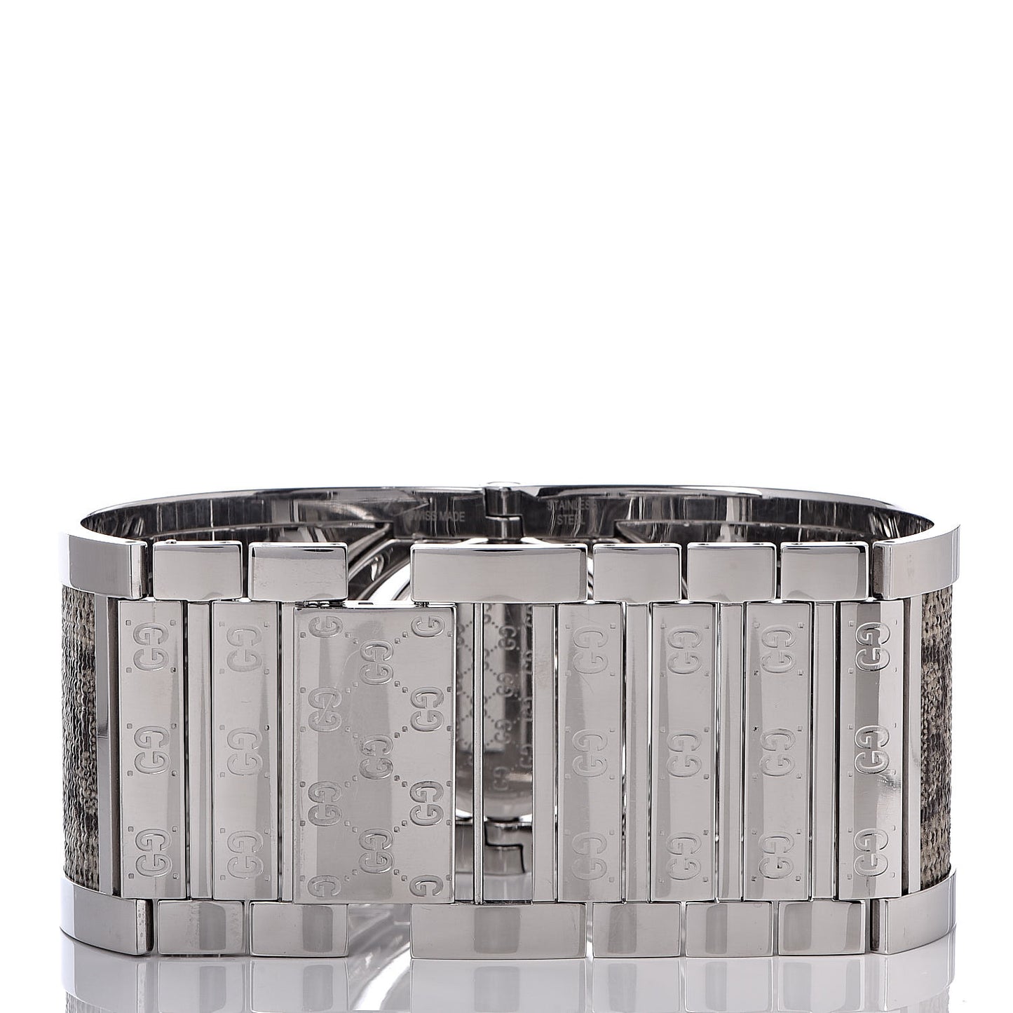 Stainless Steel Canvas Mother of Pearl 33mm Twirl Monogram Quartz Watch