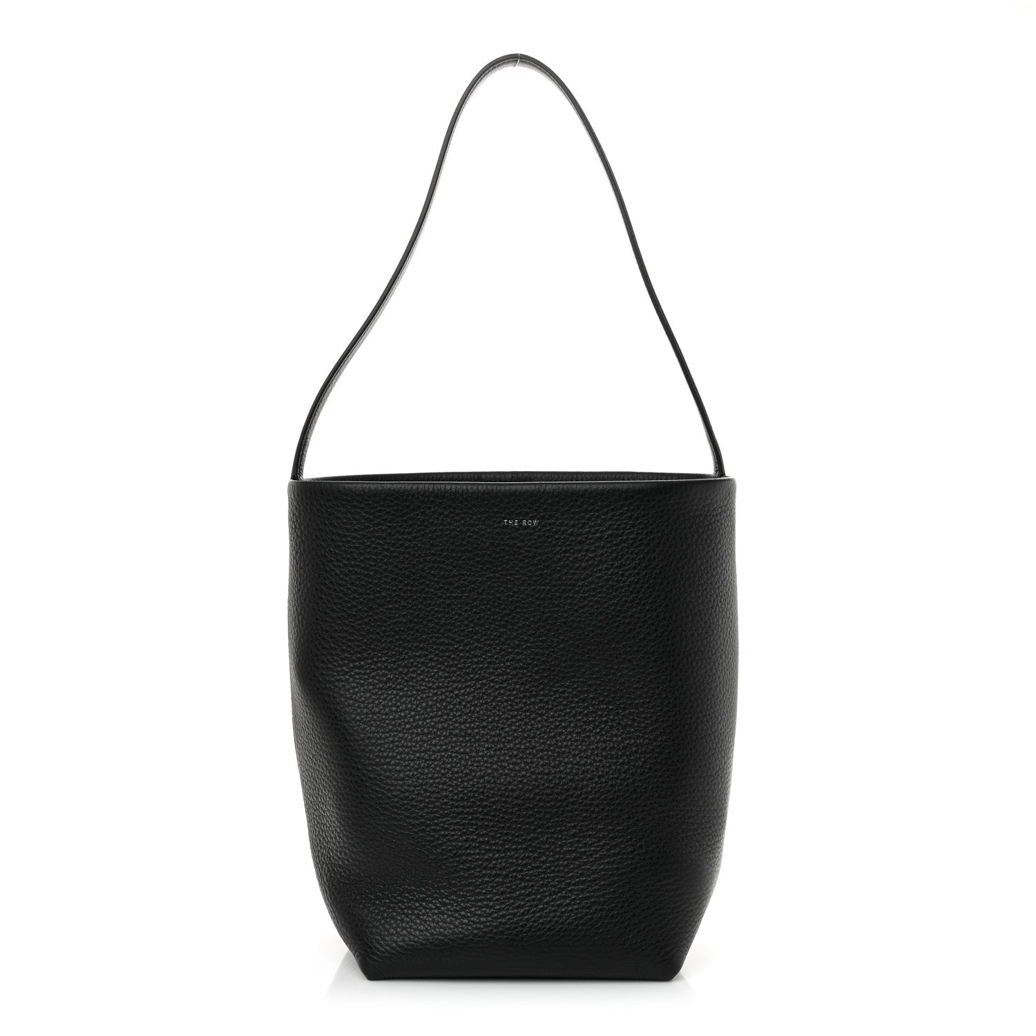 The Row Grained Calfskin Medium N/S Park Tote Black 1 of 10