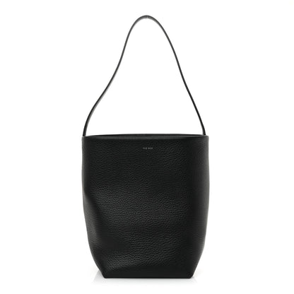 The Row Grained Calfskin Medium N/S Park Tote Black 1 of 10