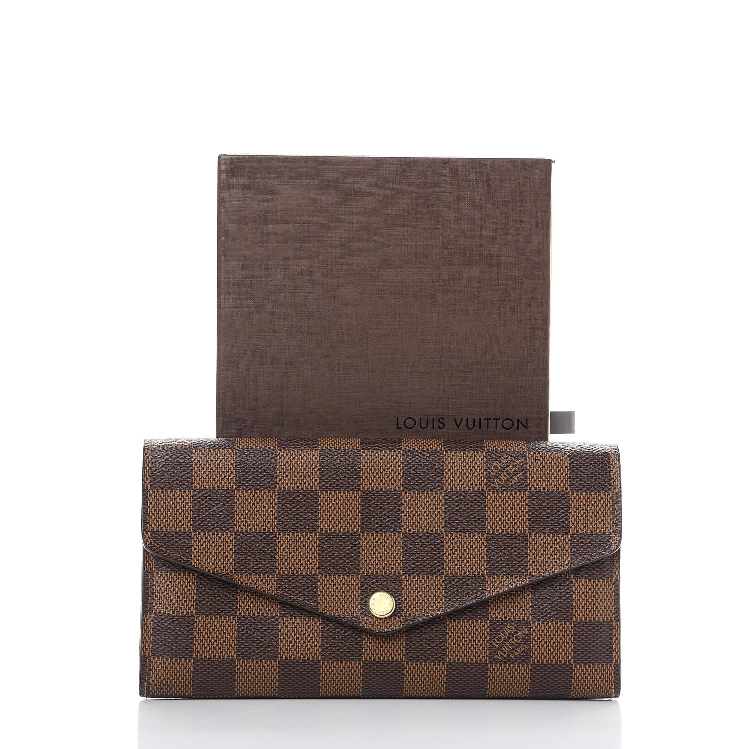 Louis Vuitton Damier Ebene Sarah Wallet NM 8 of 8