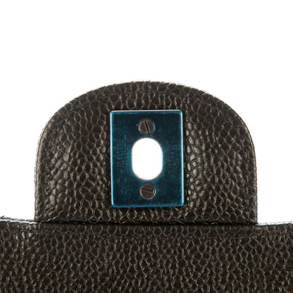 Chanel Caviar Quilted Mini Square Flap Dark Charcoal 6 of 8
