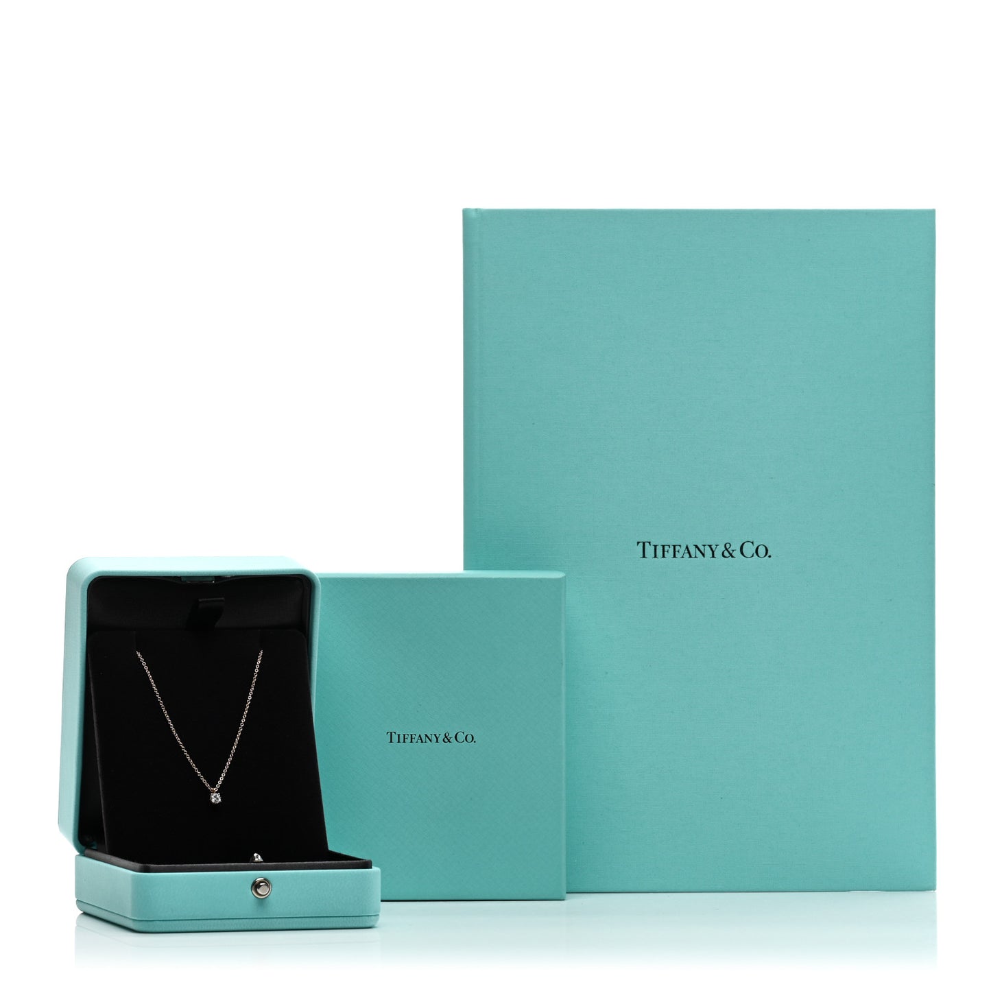 18K Rose Gold Diamond .20ct Solitaire Pendant Necklace