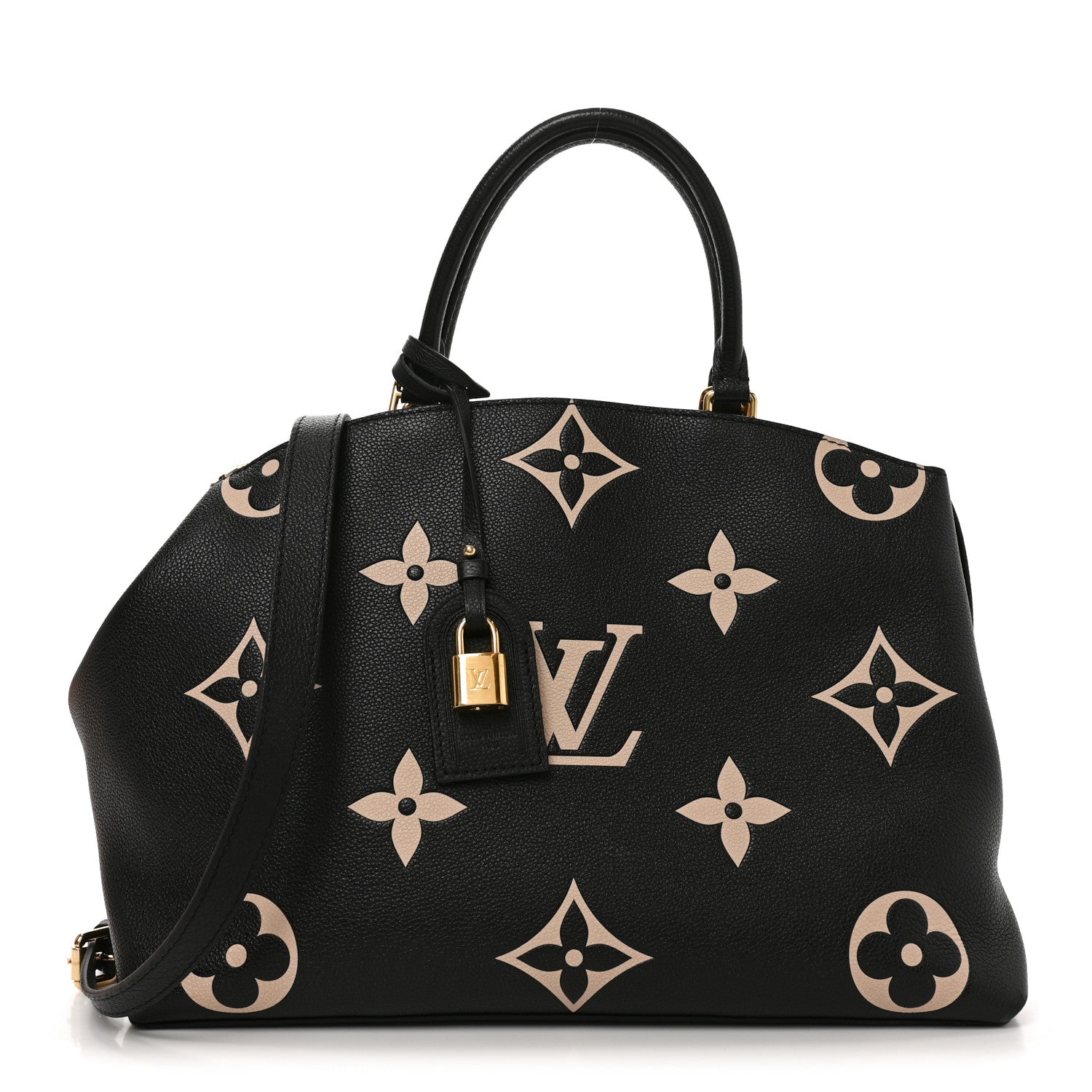 Louis Vuitton Empreinte Monogram Giant Grand Palais Black Beige 1 of 8