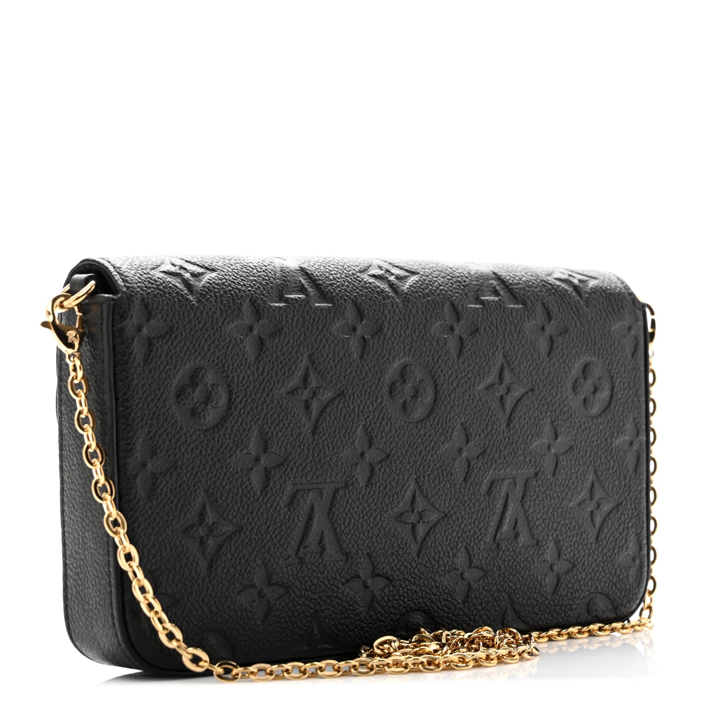 Empreinte Pochette Felicie Chain Wallet Black