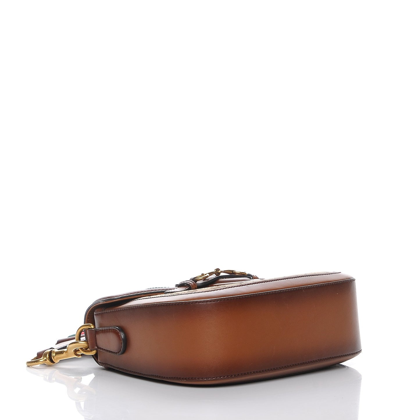 Monogram Medium Lady Web Shoulder Bag Beige Cuir