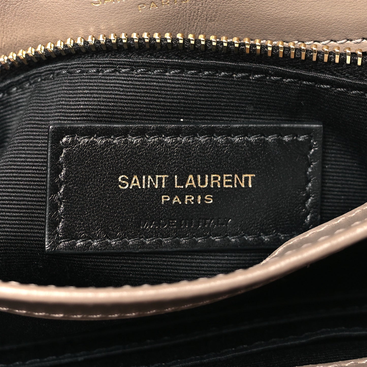 Calfskin Y Quilted Monogram Toy Loulou Crossbody Bag Taupe