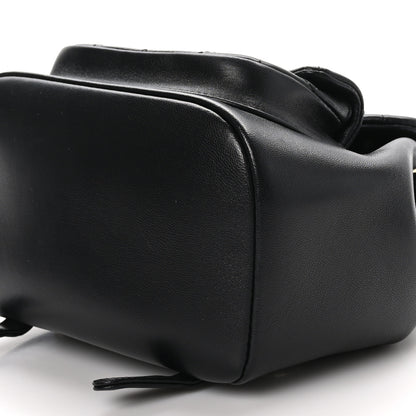 Chanel Lambskin Quilted Small Duma Drawstring Backpack Black 10 of 11