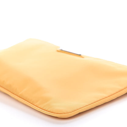 Prada Tessuto Nylon Saffiano Wristlet Mimosa 7 of 10