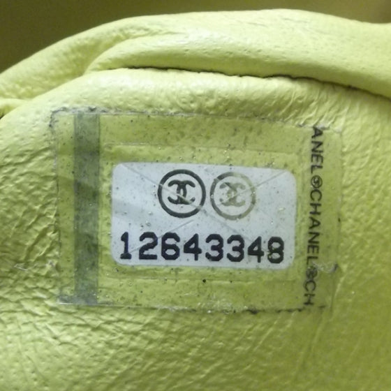 Lambskin XL JUMBO MAXI Flap Lemon