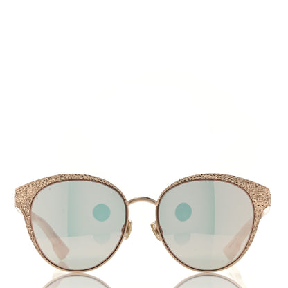 Christian Dior Metal DiorUnique Limited Edition Sunglasses Gold Pink 2 of 9