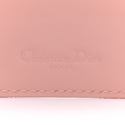 Christian Dior Patent Cannage Lady Dior Card Holder Rose Clair 8 of 10