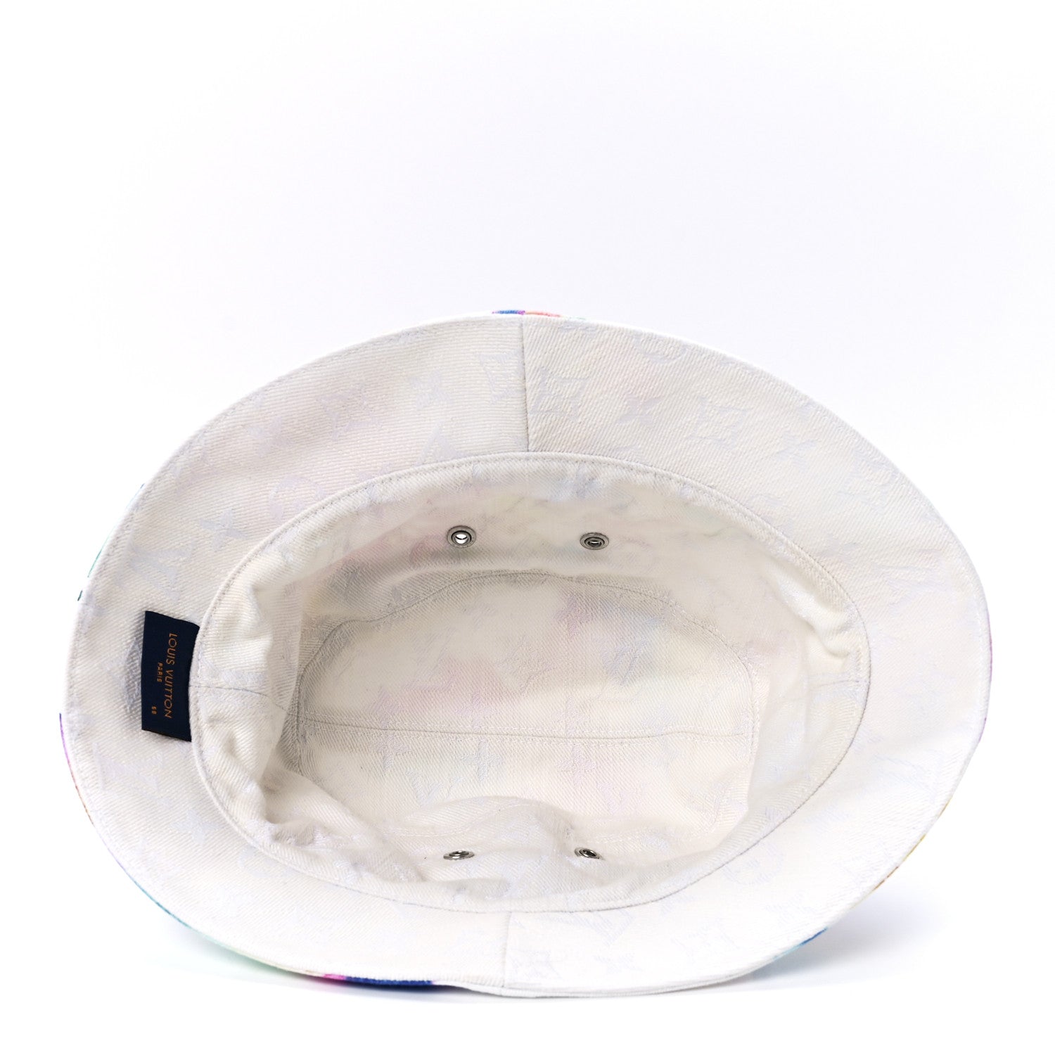 Louis Vuitton Watercolor Cotton Transformable Bob Bucket Hat 58 Multicolor 6 of 8