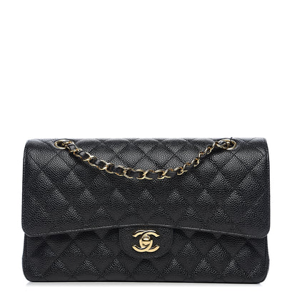 Chanel Caviar Quilted Medium Double Flap Black 1 of 10
