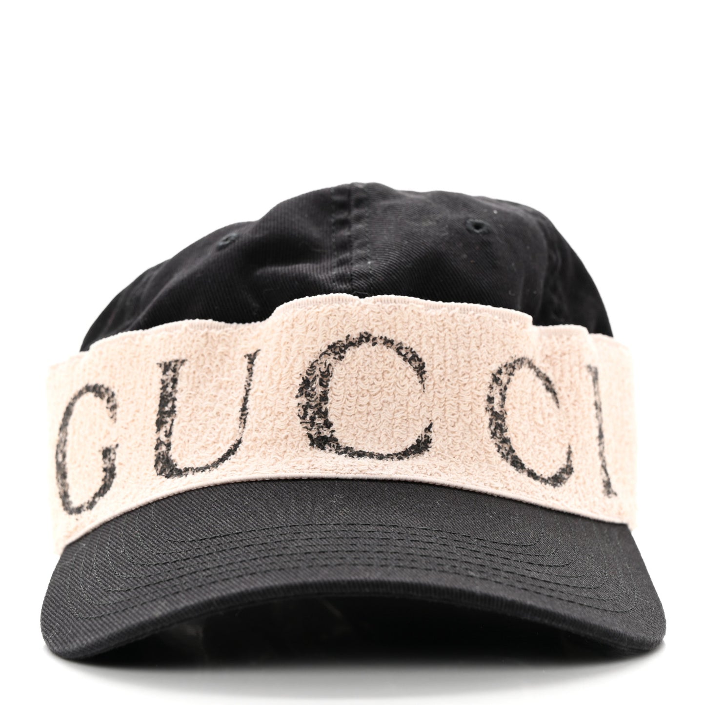 Gabardine Gucci Headband Baseball Hat M Black