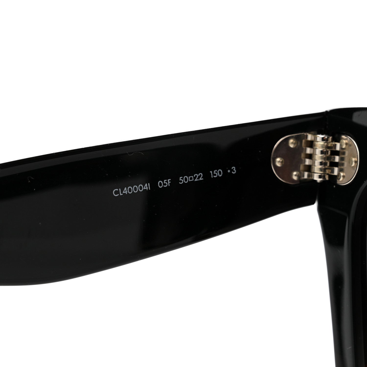 Celine Acetate Cat Eye Sunglasses CL40004I Havana Black 5 of 6