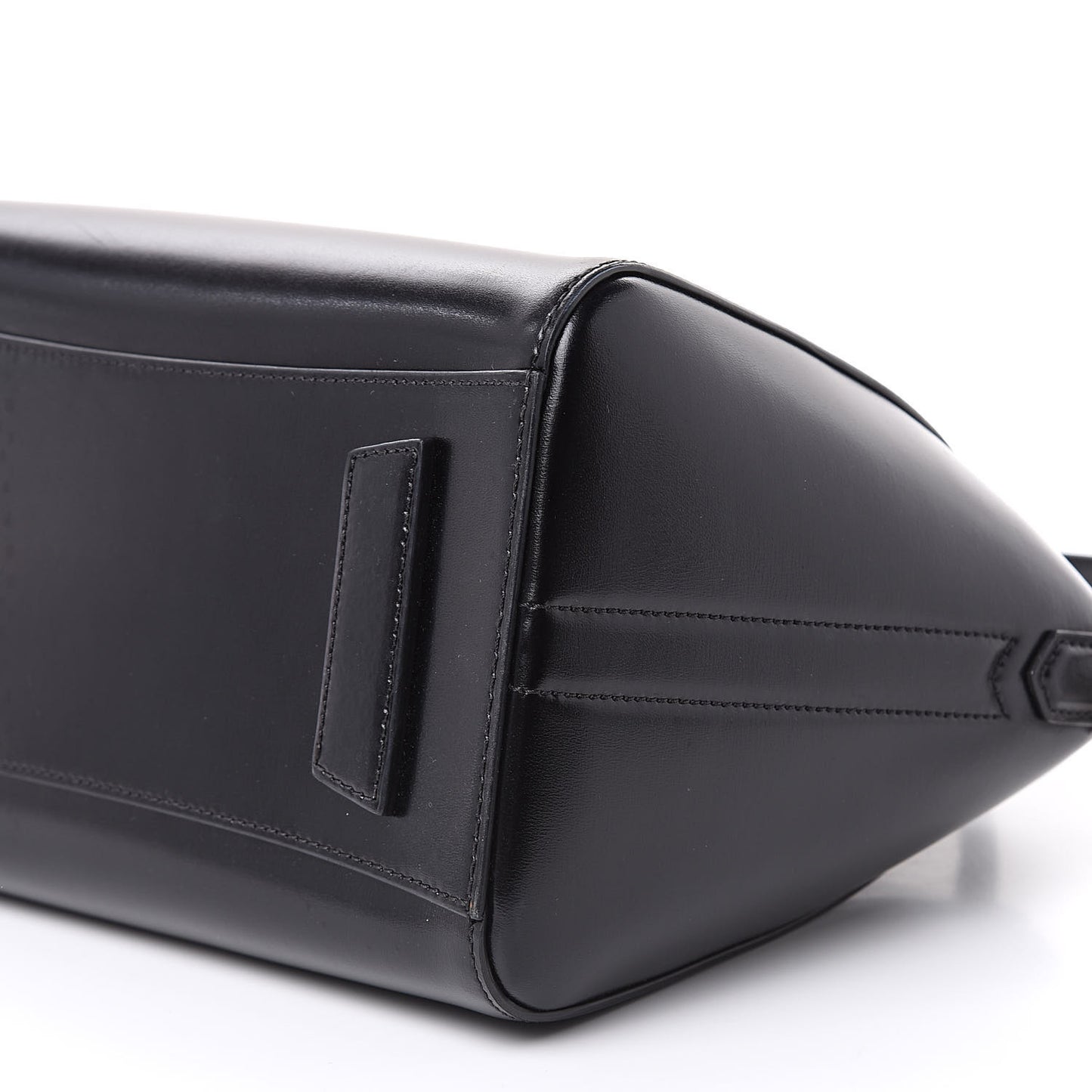 Shiny Lord Calfskin Small Antigona Black
