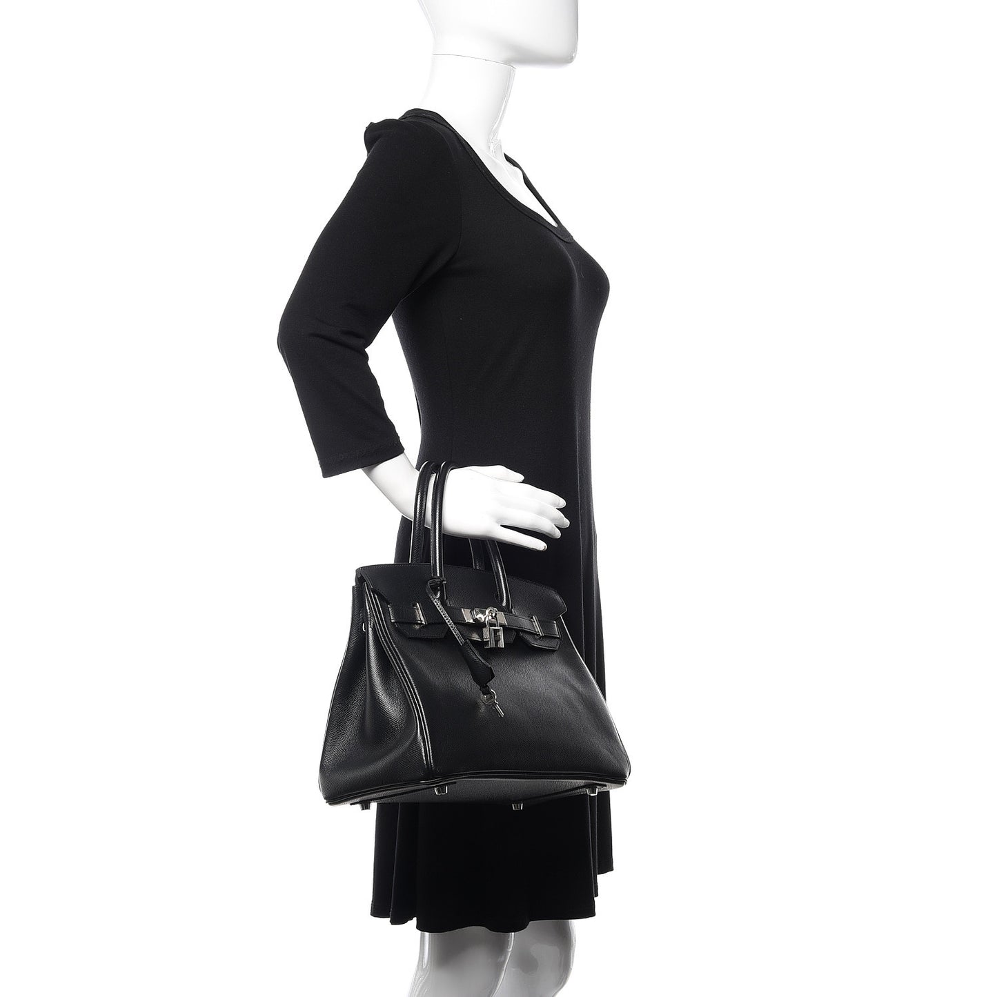 Epsom Birkin 30 Black