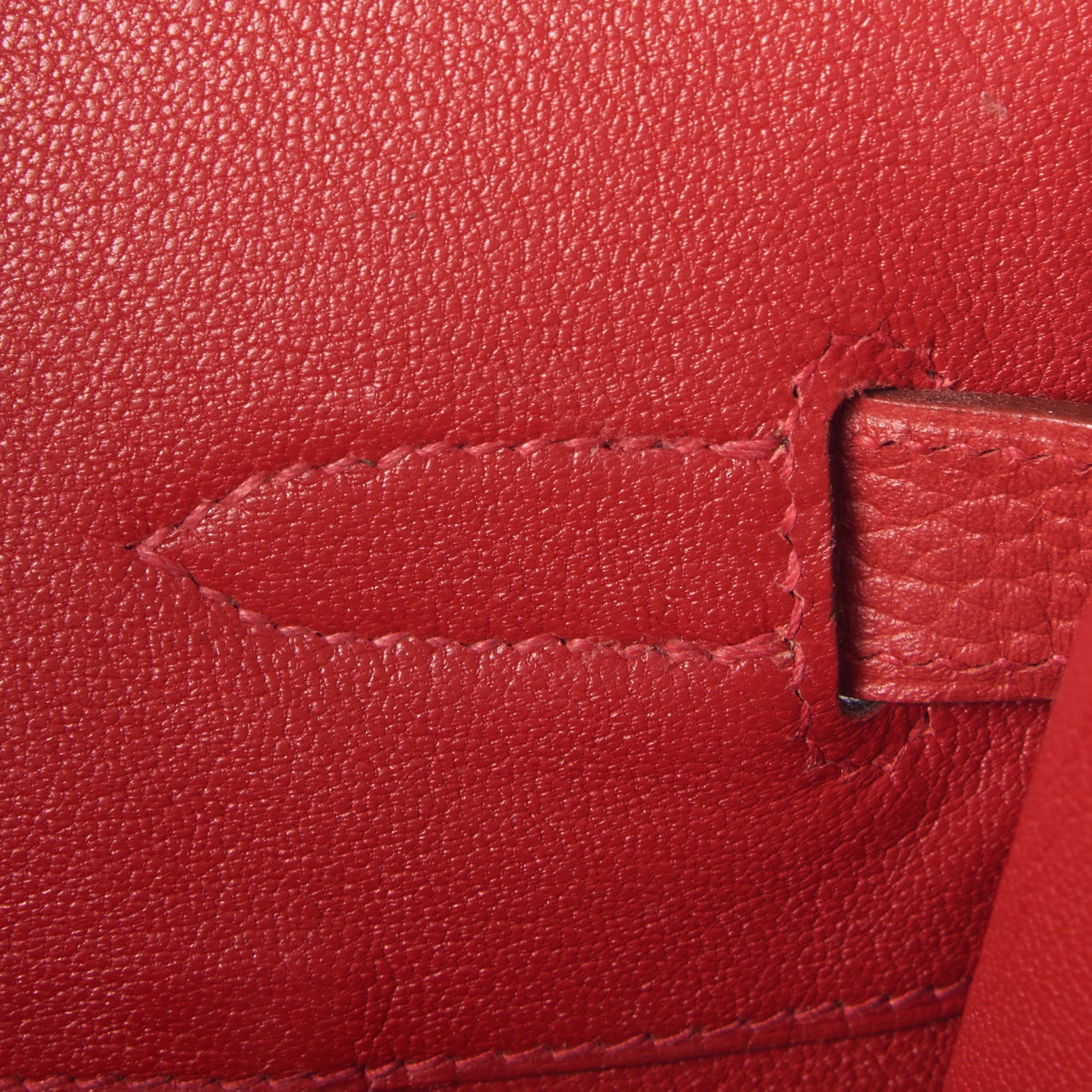 Hermes Ardennes Birkin 35 Rouge Vif 17 of 29