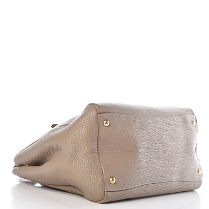 Prada Vitello Daino Shopping Tote Pomice 5 of 13