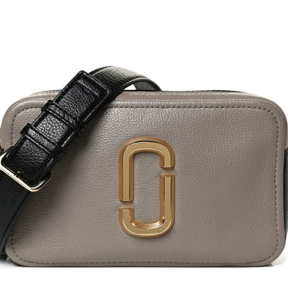 Marc Jacobs Supple Natural Grain Calfskin The Softshot 21 Bag Cement Multi 9 of 13