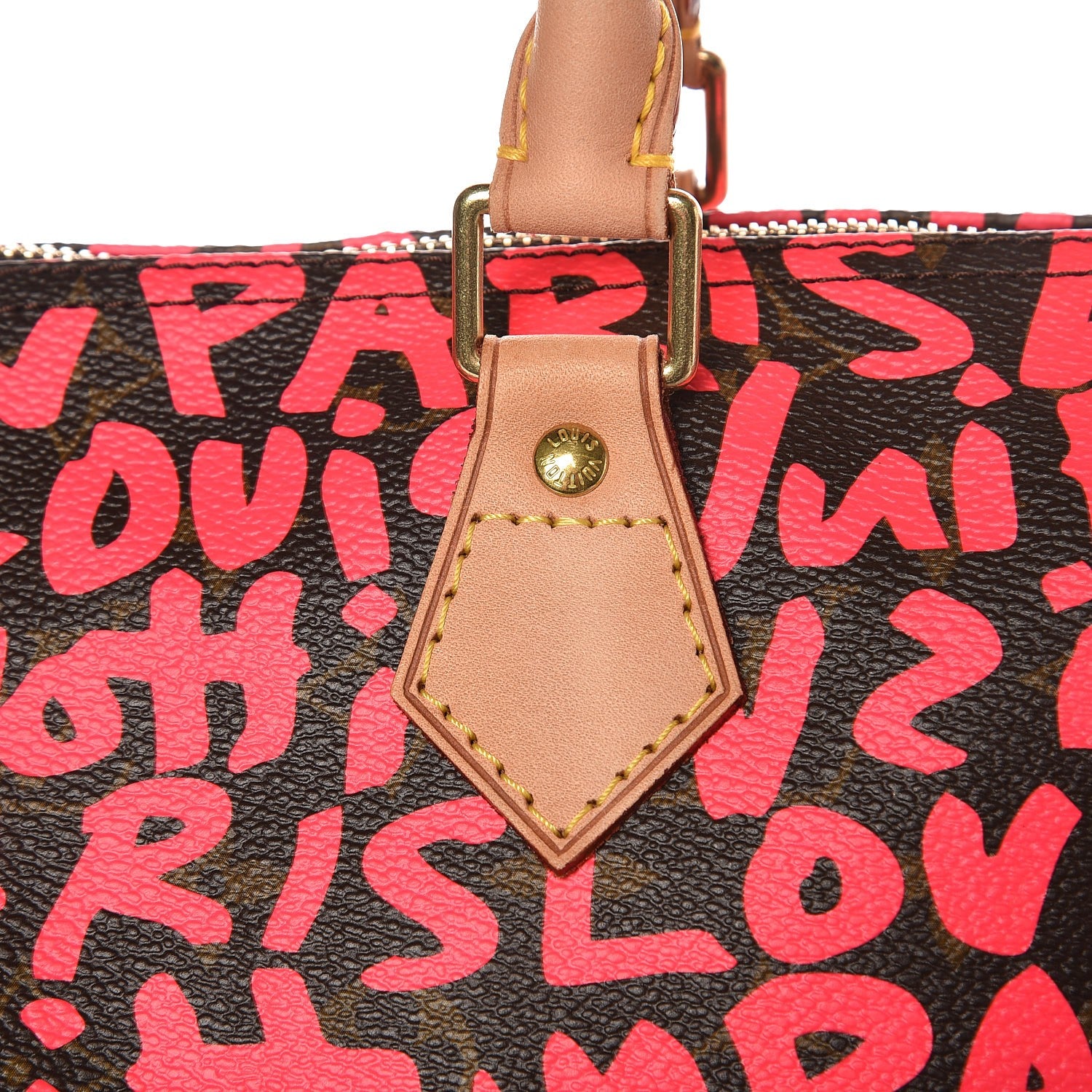 Louis Vuitton Monogram Graffiti Speedy 30 Fuchsia 10 of 10