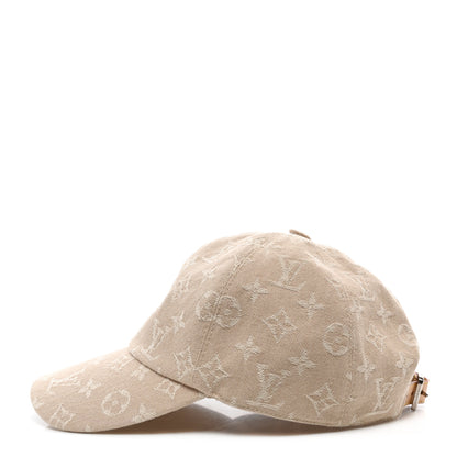 Louis Vuitton Cotton Monogram Essential Cap M Beige 4 of 8